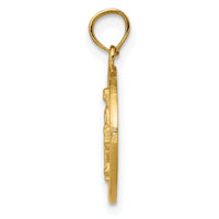 14k Miraculous Medal Pendant-M1437