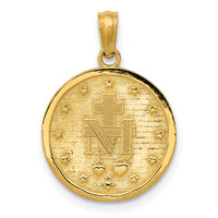 14k Miraculous Medal Pendant-M1437