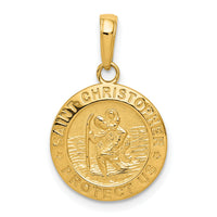 14k Saint Christopher Medal Charm-M1454