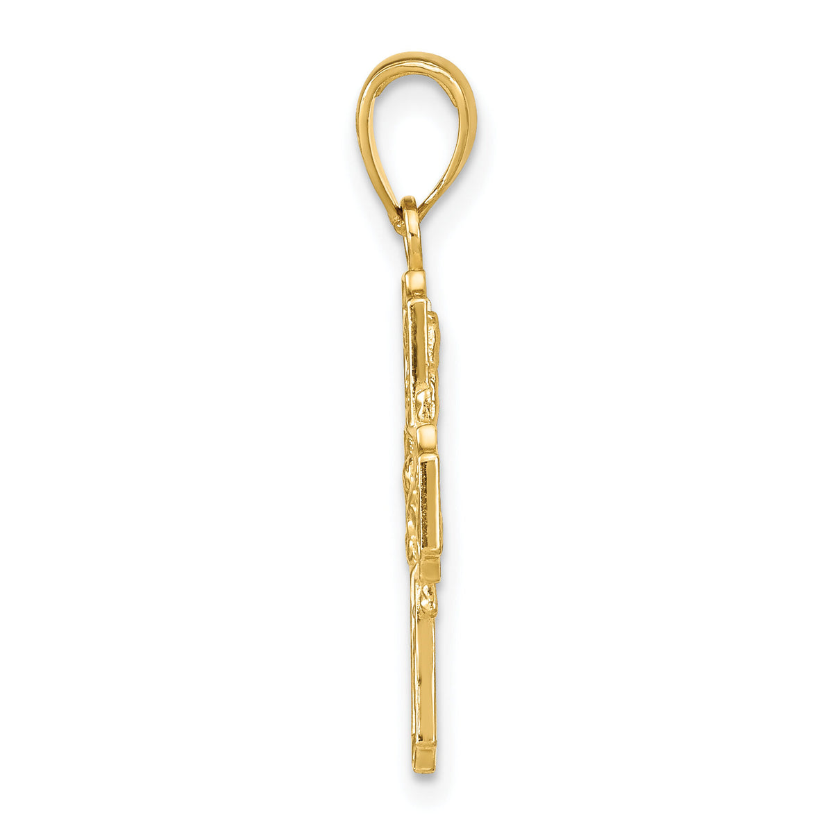 14k 4-Way Medal Pendant-M1456