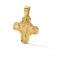 14k 4-Way Medal Pendant-M1456