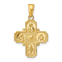14k 4-Way Medal Pendant-M1456