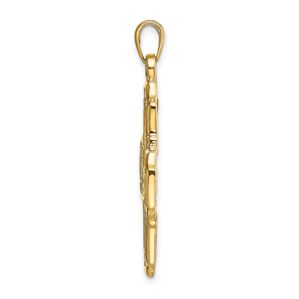 14k Four-Way Medal Pendant-M1458