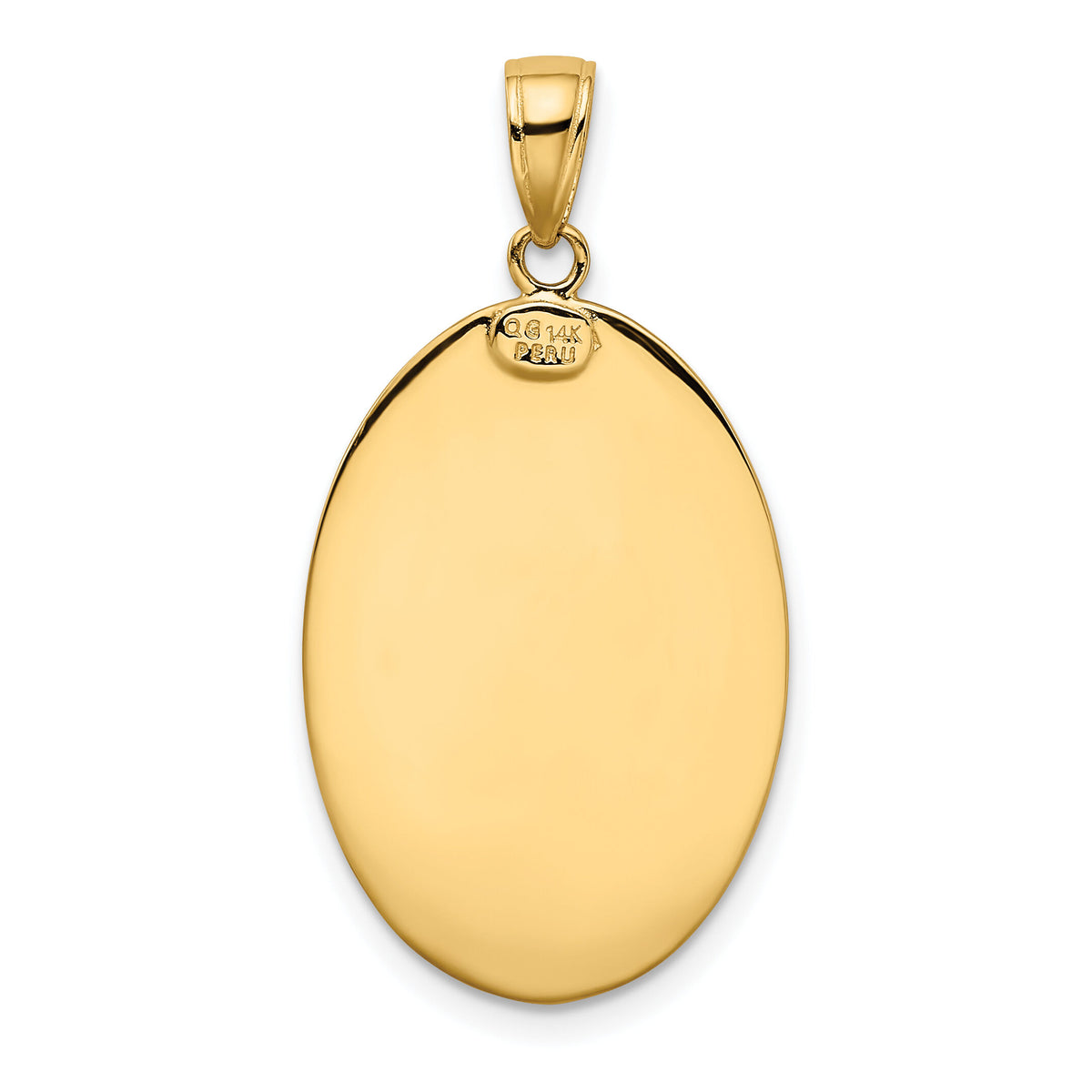 14k Saint Christopher Medal Pendant-M1479
