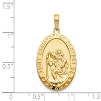 14k Saint Christopher Medal Pendant-M1479