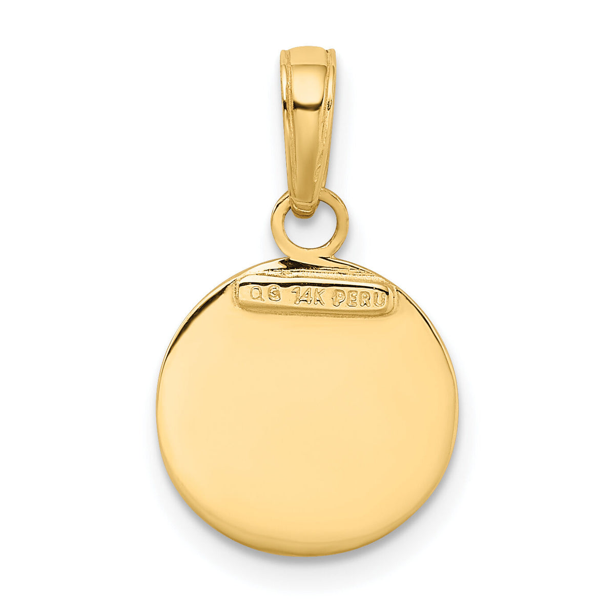 14k Saint Christopher Medal Charm-M1481