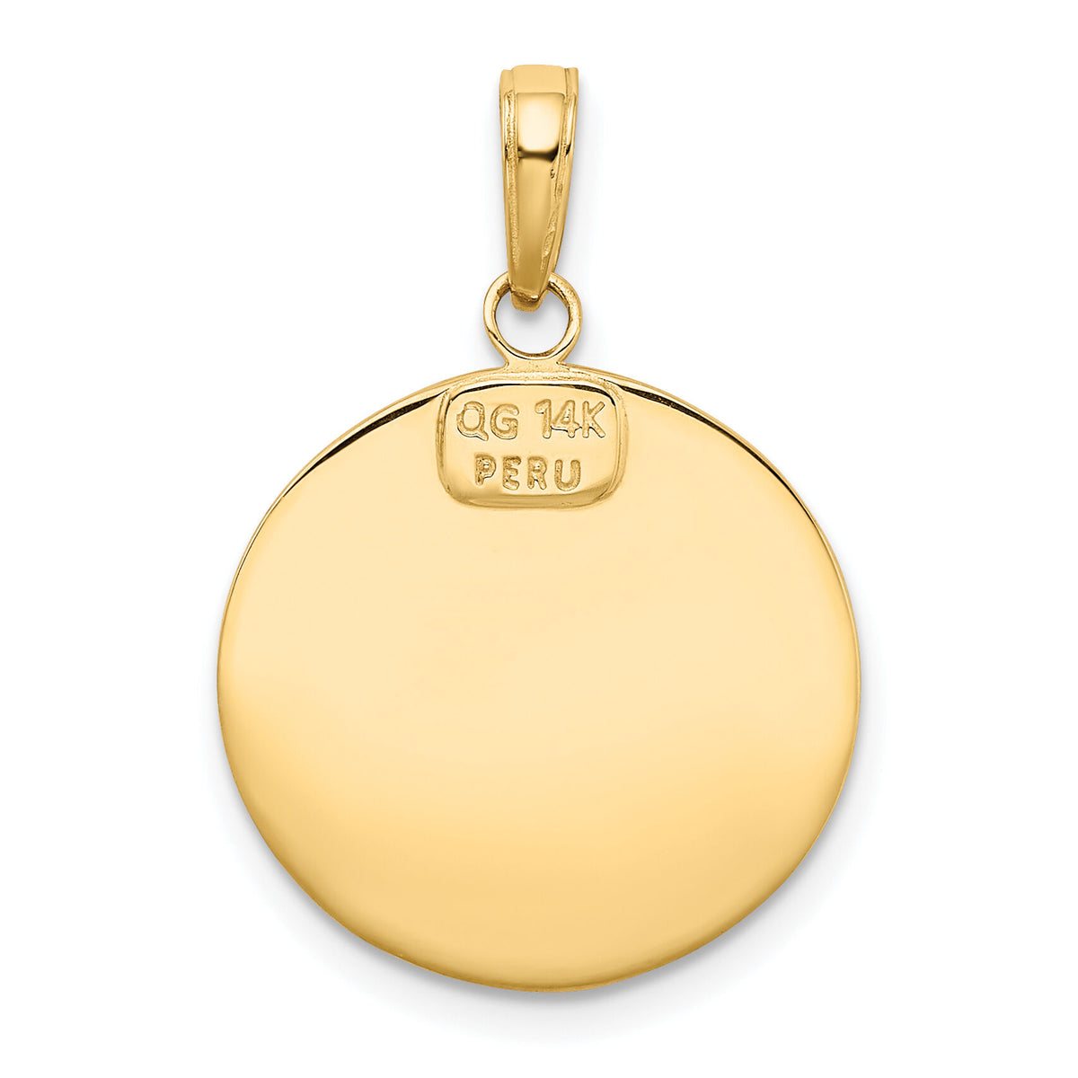 14k Saint Christopher Medal Pendant-M1483