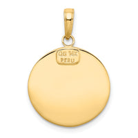 14k Saint Christopher Medal Pendant-M1483
