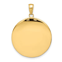 14k Saint Christopher Medal Pendant-M1485