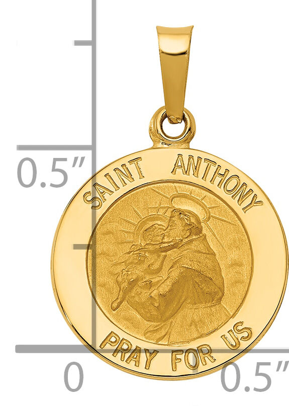 14k Saint Anthony Medal Charm-M1492