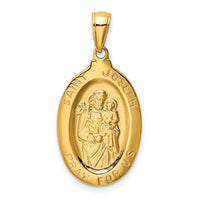 14k Saint Joseph Medal Pendant-M1502