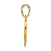 14k I LOVE YOU Break Apart Heart Charm-M197