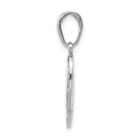 14k White Gold I LOVE YOU Break Apart Heart Charm-M197W