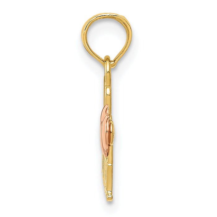 14k Two-Tone WE LOVE NANA Charm-M2171