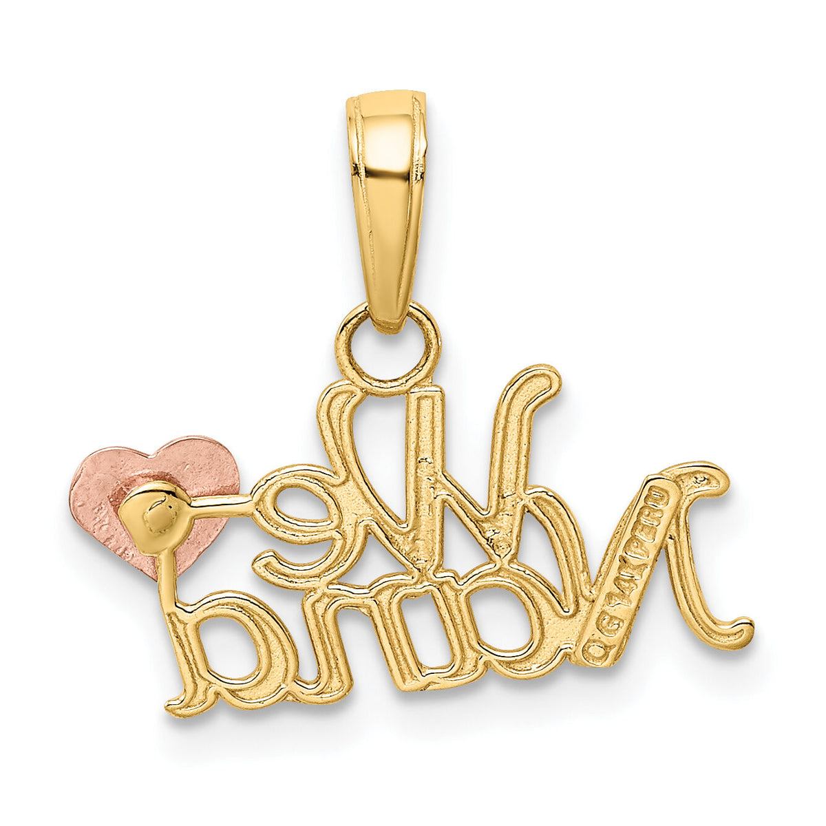 14k Two-Tone WE LOVE NANA Charm-M2171