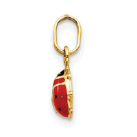 14k Enameled Ladybug Charm-M2220