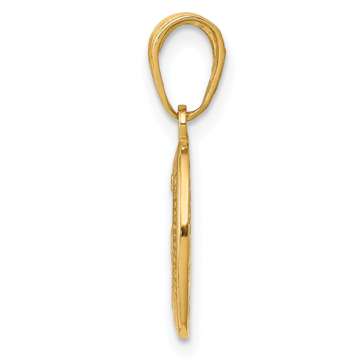 14k Miraculous Medal Charm-M2515