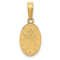 14k Miraculous Medal Charm-M2515