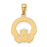 14k Claddagh Charm-M298
