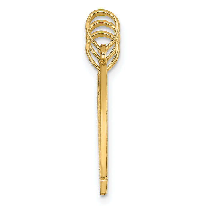 14k Break-apart BIG SIS-MOM-LIL SIS Charm-M298A