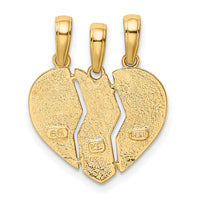14k Break-apart BIG SIS-MOM-LIL SIS Charm-M298A