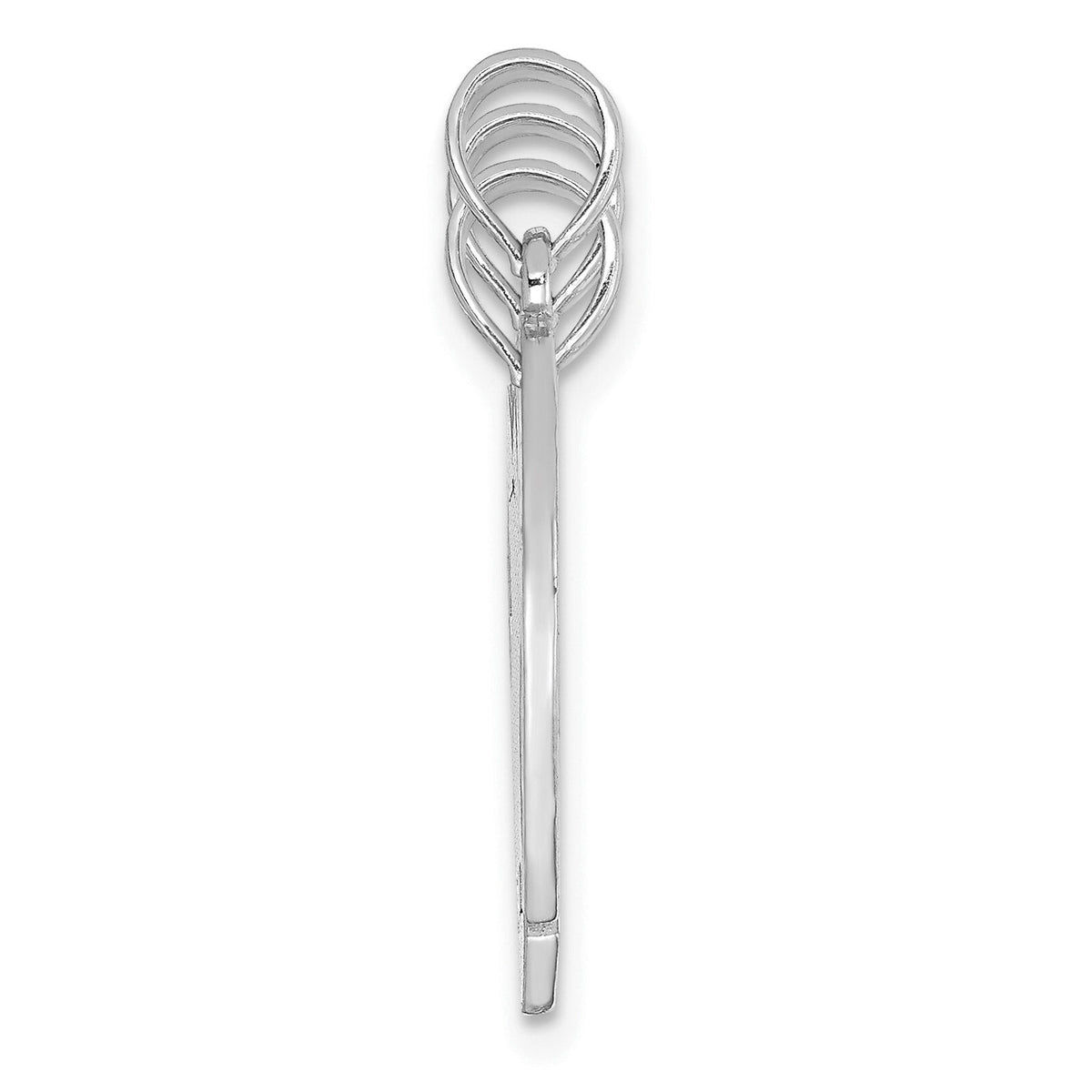 14k White Gold Break-apart BIG SIS-MOM-LIL SIS Charm-M298AW
