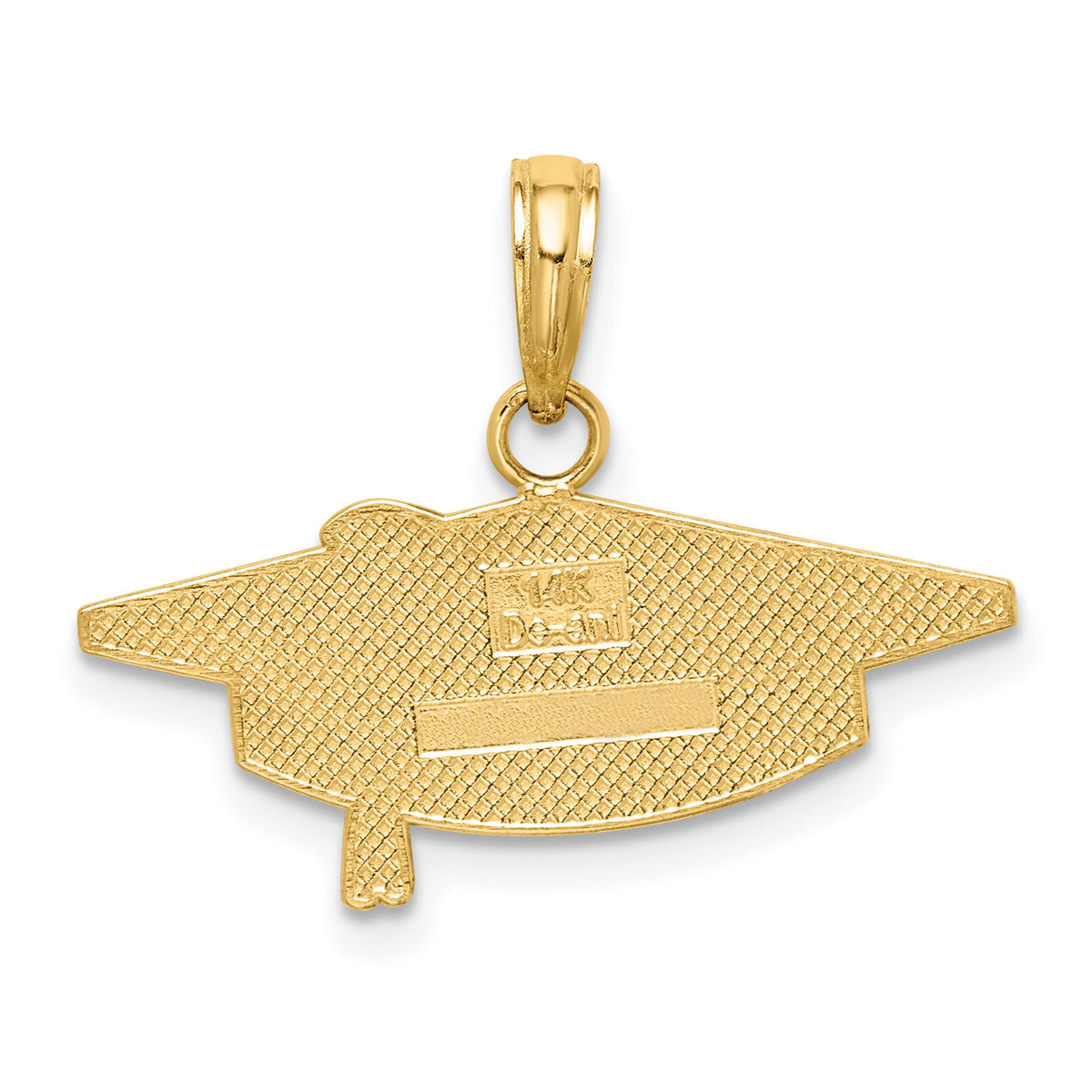 14k GRADUATION Cap Charm-M451