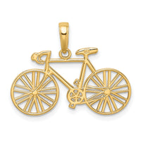 14k Polished Bicycle Charm-M530