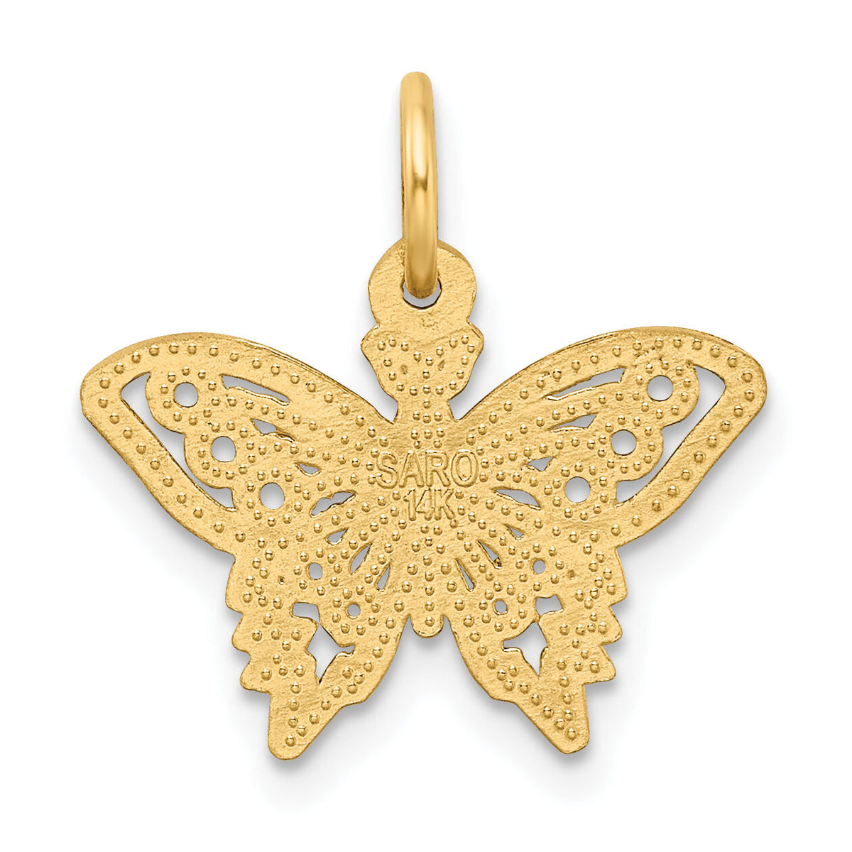 14k Butterfly Charm-M658
