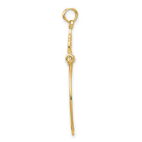 14k Filigree Charm Holder-M795