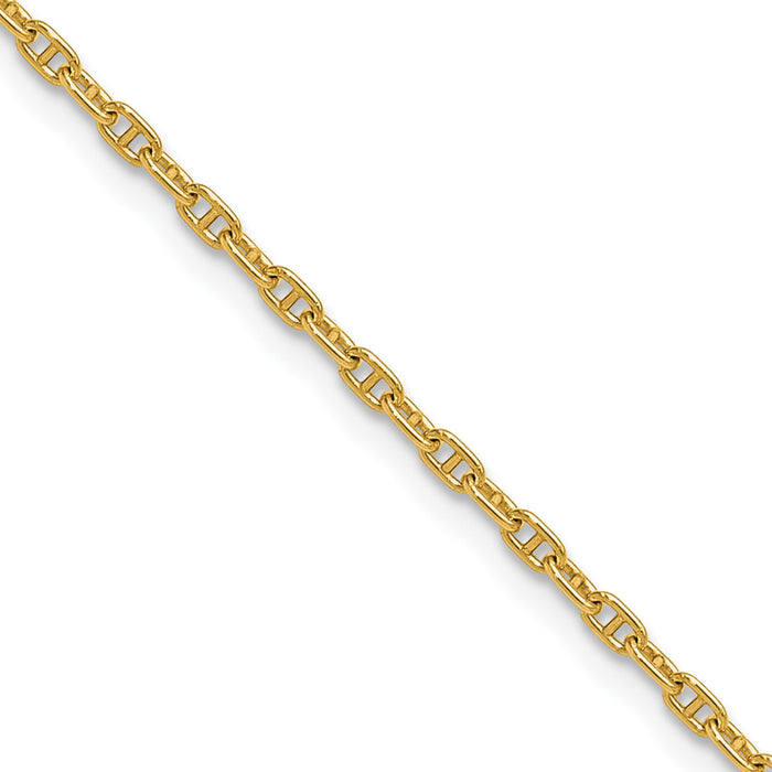 14k 1.8mm Mariners Link Chain-MA050-18