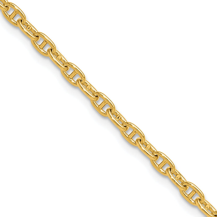 14k 3.0mm Mariners Link Chain-MA080-24