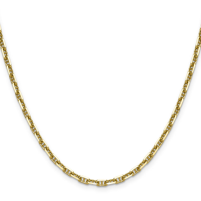 14k 3.5mm D/C Mariner Anchor Chain-MAD100-20