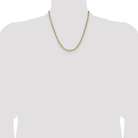 14k 3.5mm D/C Mariner Anchor Chain-MAD100-20