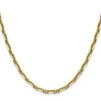 14k 4.1mm D/C Mariner Anchor Chain-MAD120-24