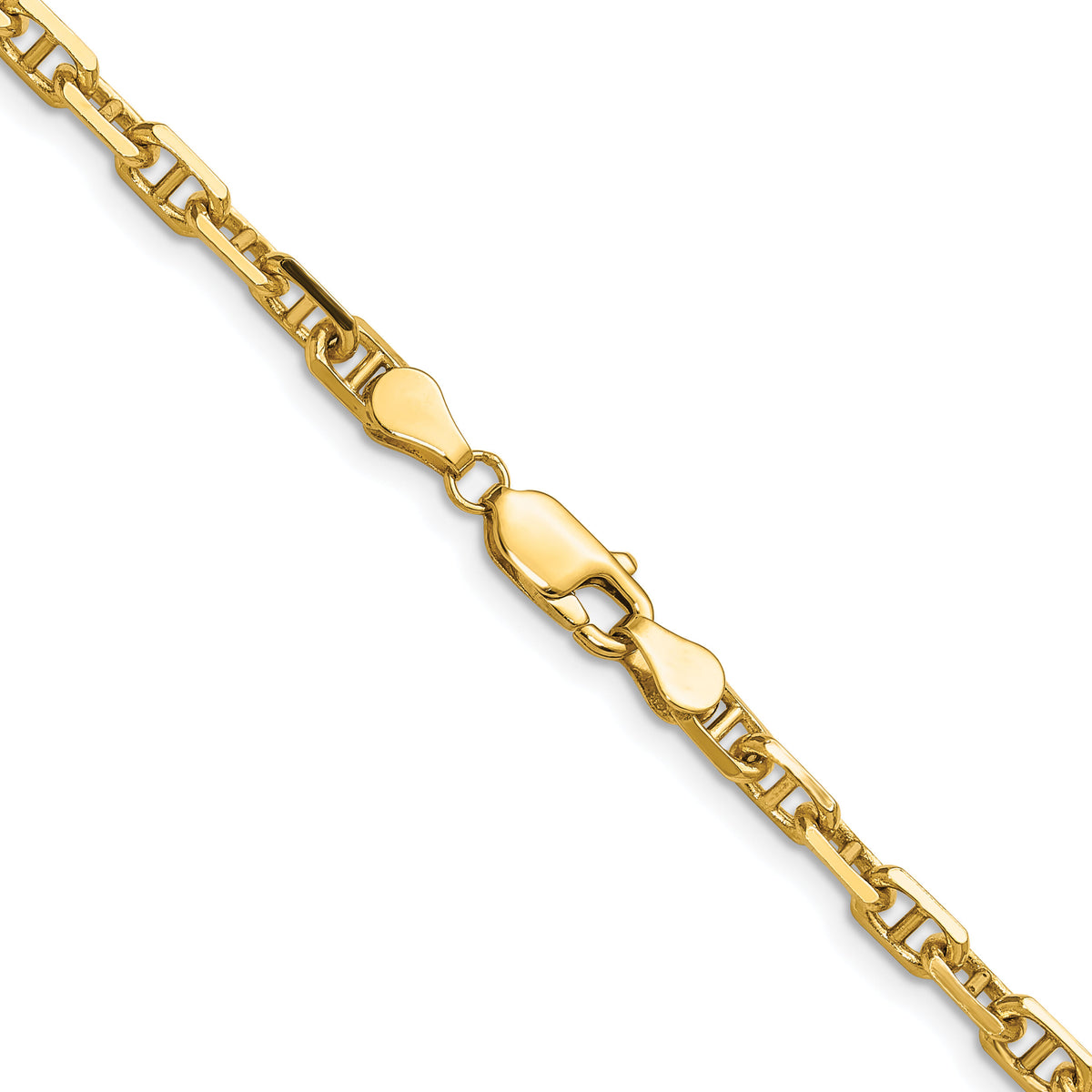 14k 4.1mm D/C Mariner Anchor Chain-MAD120-24