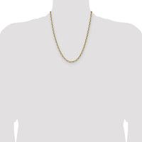 14k 4.1mm D/C Mariner Anchor Chain-MAD120-22