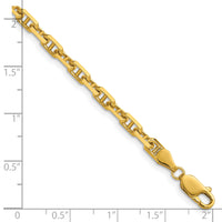 14k 4.1mm D/C Mariner Anchor Chain-MAD120-7