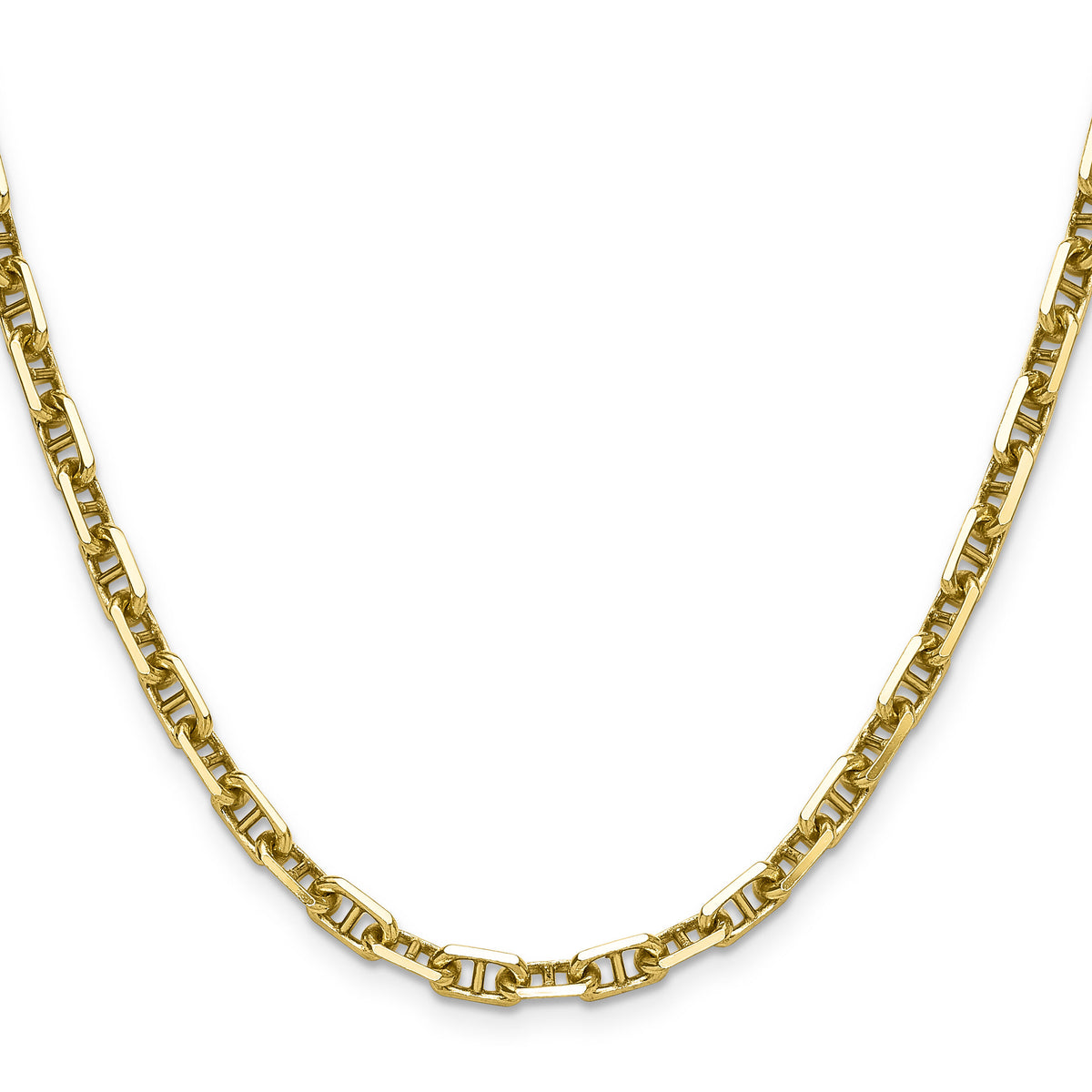 14k 5.0mm D/C Mariner Anchor Chain-MAD140-22