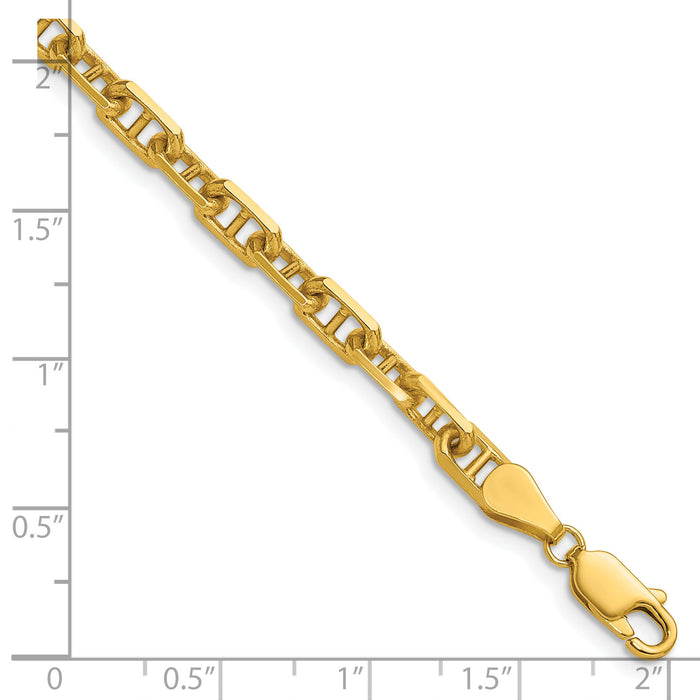 14k 5.0mm D/C Mariner Anchor Chain-MAD140-7