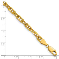 14k 5.0mm D/C Mariner Anchor Chain-MAD140-8