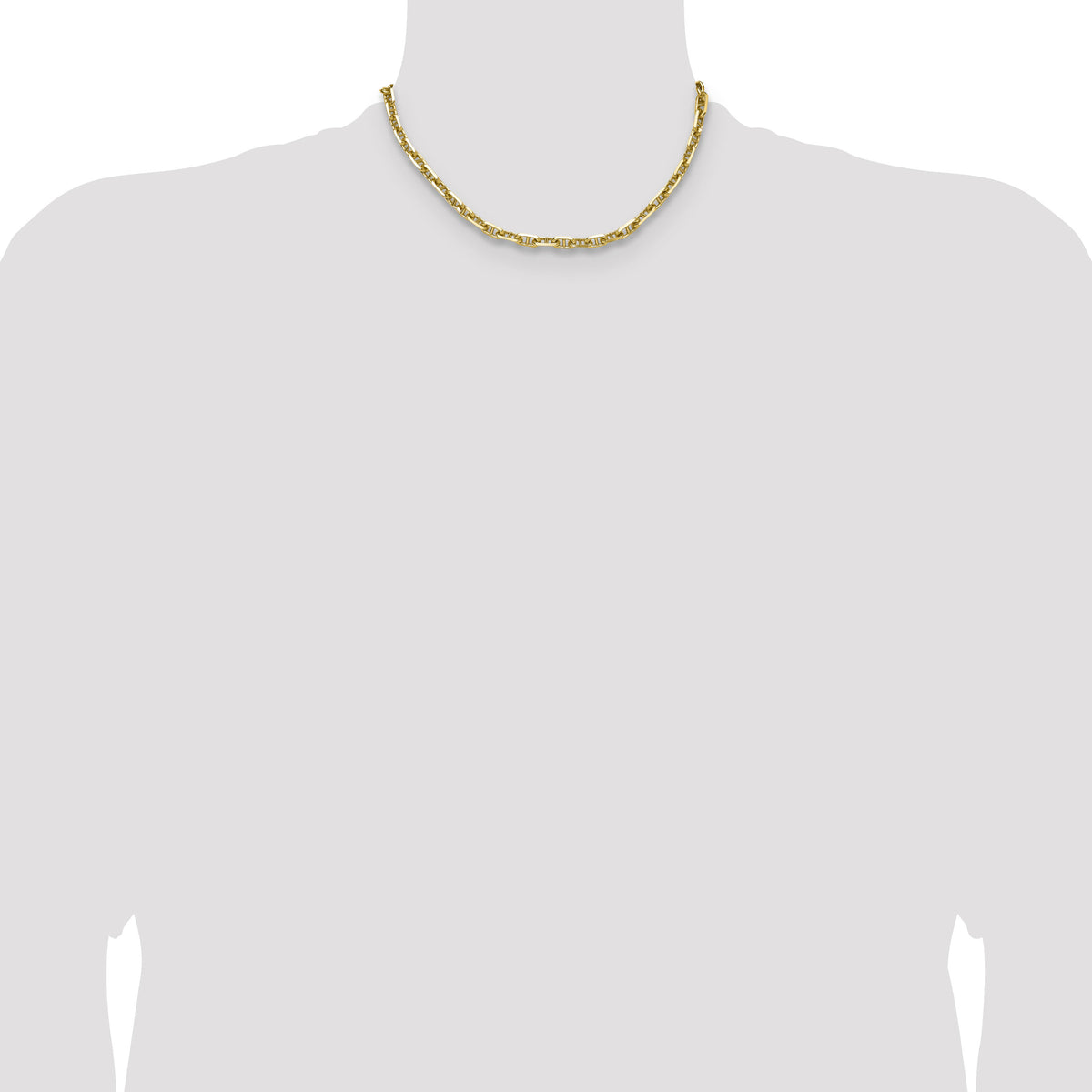 14k 5.7mm D/C Mariner Anchor Chain-MAD160-16