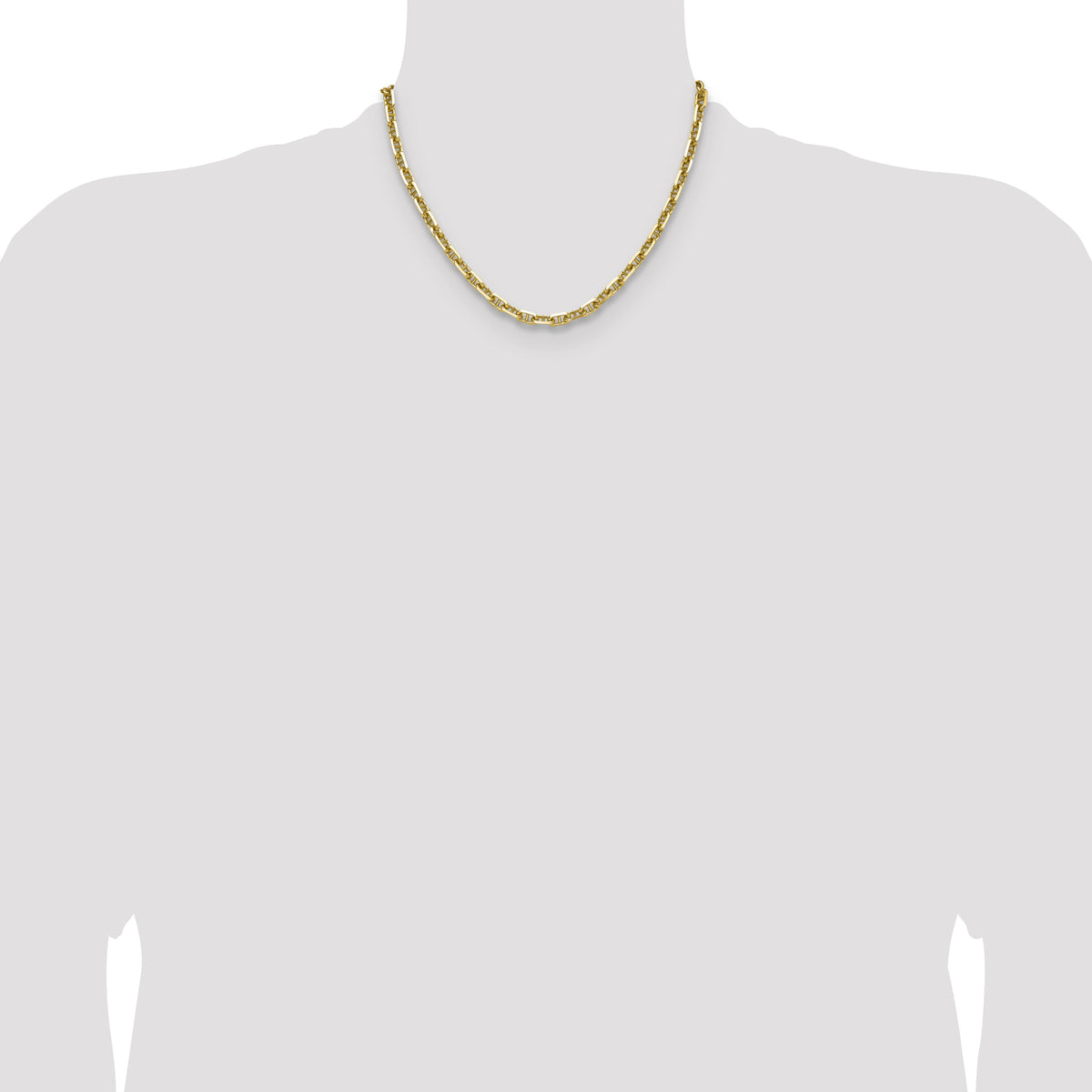 14k 5.7mm D/C Mariner Anchor Chain-MAD160-18