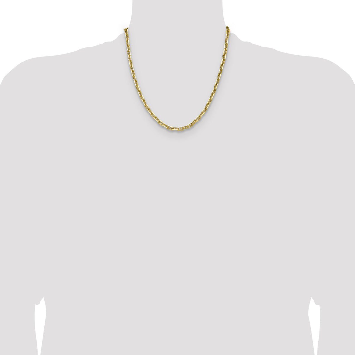 14k 5.7mm D/C Mariner Anchor Chain-MAD160-20