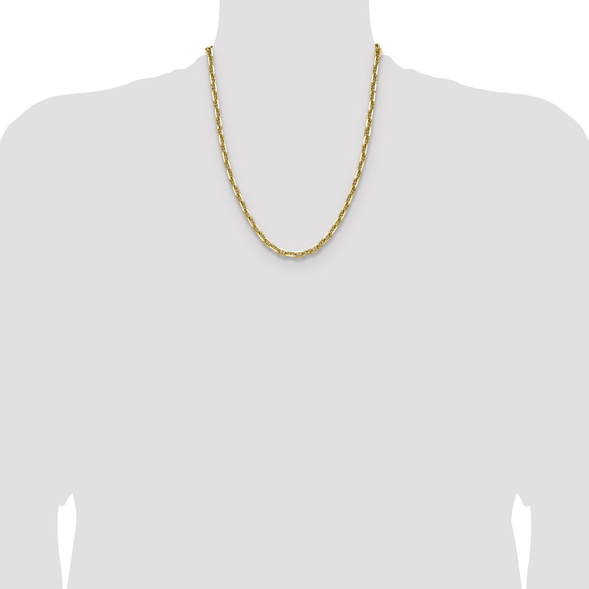 14k 5.7mm D/C Mariner Anchor Chain-MAD160-22