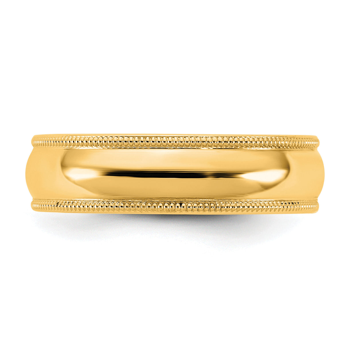 14KY 5.5mm Milgrain Comfort Fit Band-MC055