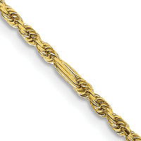 14k 1.8mm D/C Milano Rope Chain-MIL030-18