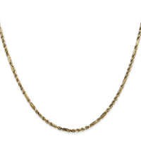14k 2.25mm D/C Milano Rope Chain-MIL035-18