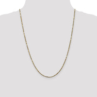 14k 2.25mm D/C Milano Rope Chain-MIL035-24