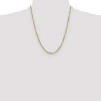 14k 2.75mm D/C Milano Rope Chain-MIL050-22